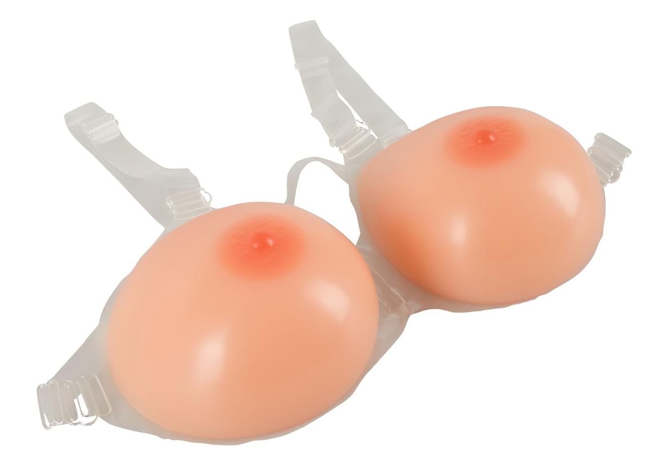 Cottelli - szilikon push-up felcsatolható mellek (2 × 1200 g)