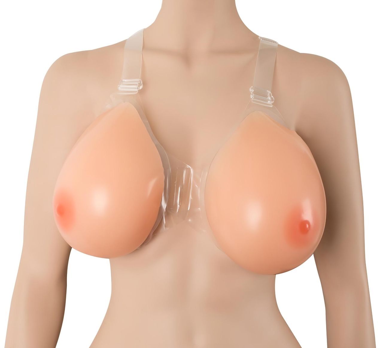 Cottelli - szilikon push-up felcsatolható mellek (2 × 1200 g)