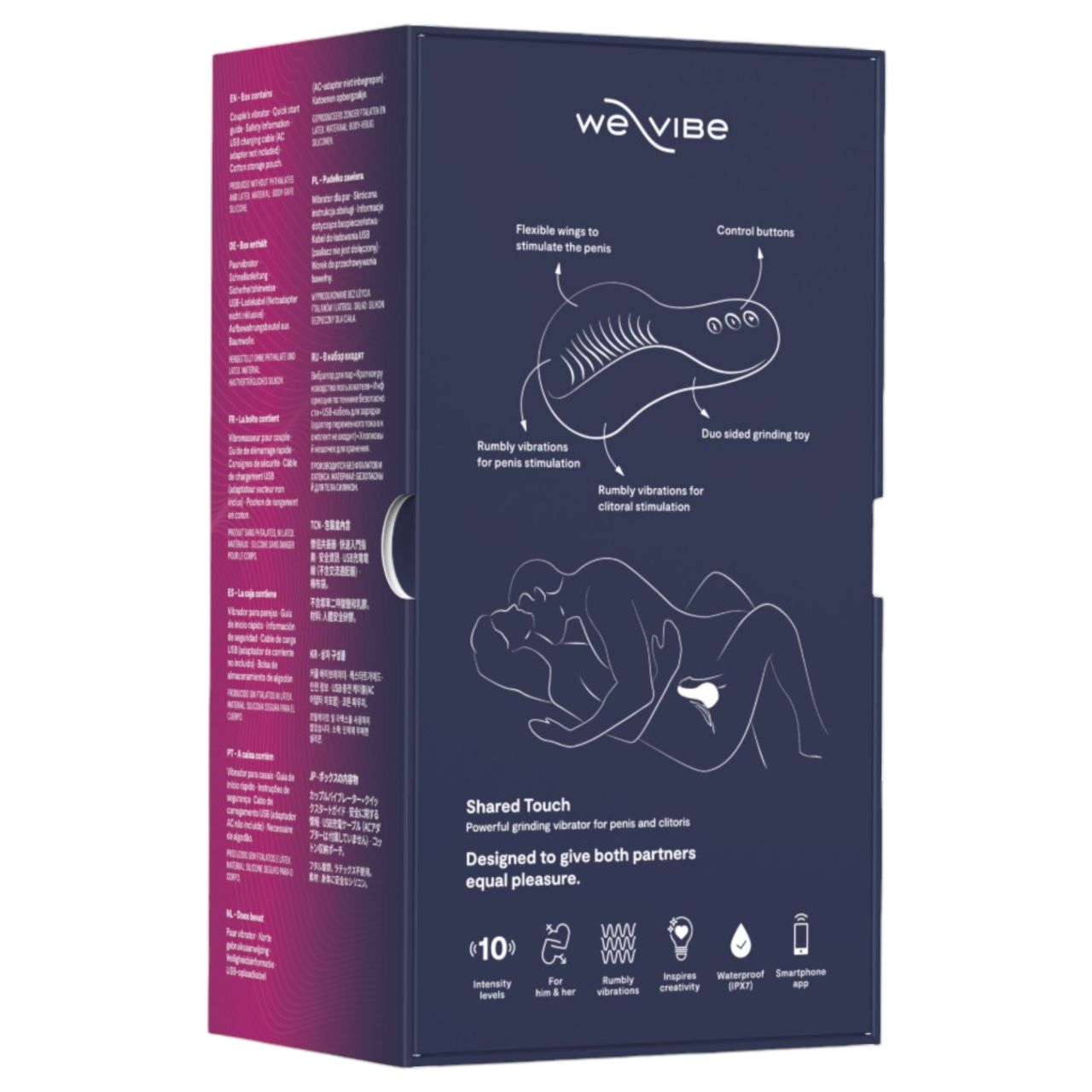 We-Vibe Shared Touch - okos párvibrátor (lila)