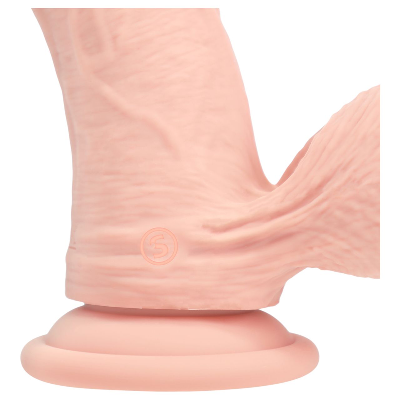RealRock - dupla sűrűségű élethű vibrátor (testszínű) - 18 cm