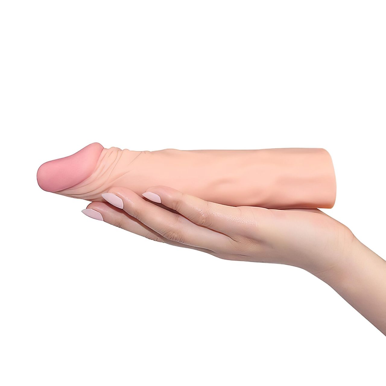 Lovetoy Pleasure X-tender - péniszköpeny - 19 cm (testszínű) Lovetoy Pleasure X-tender - péniszköpeny - 19 cm (testszínű)