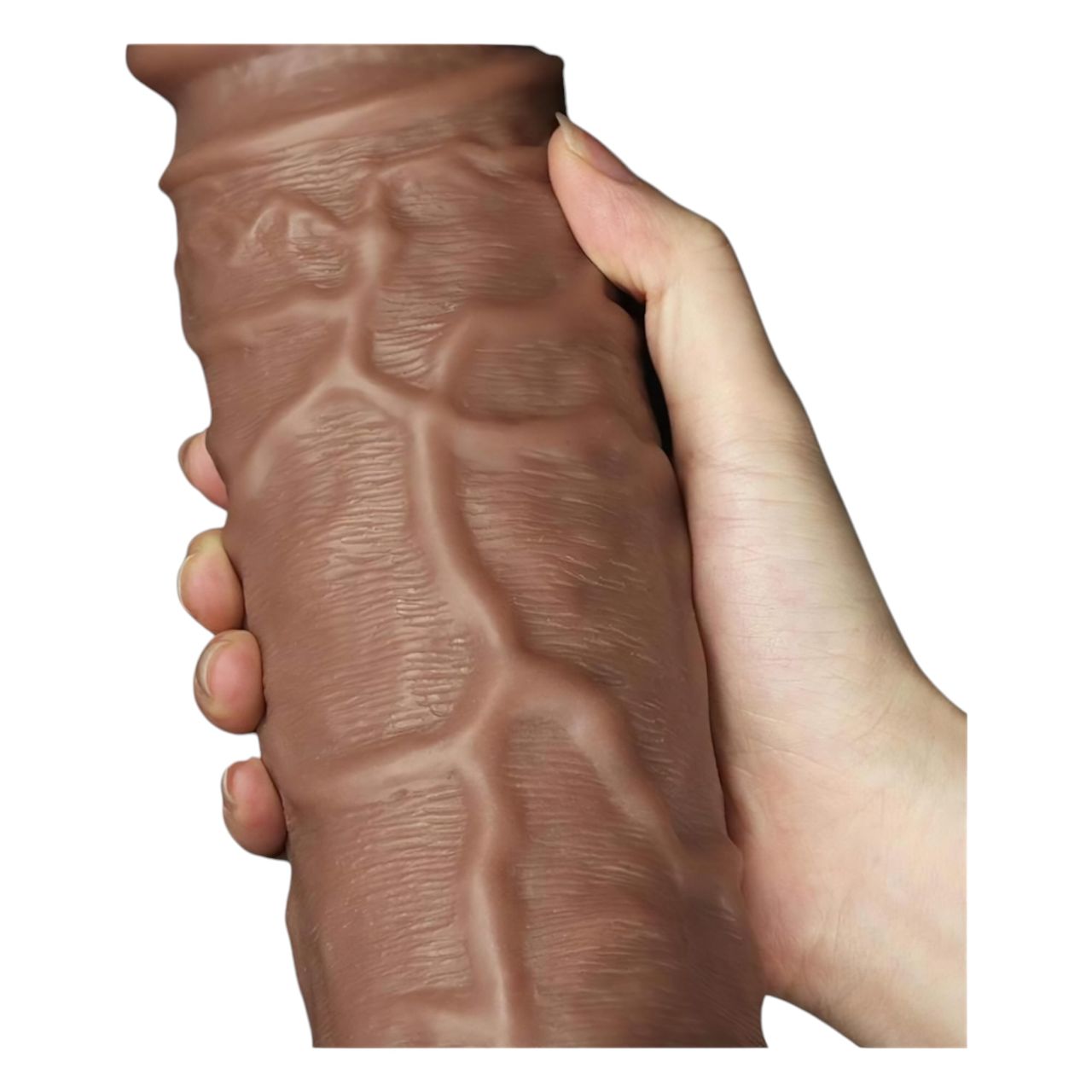 Lovetoy Chubby - tapadókorongos élethű dildó - 25 cm (testszínű)