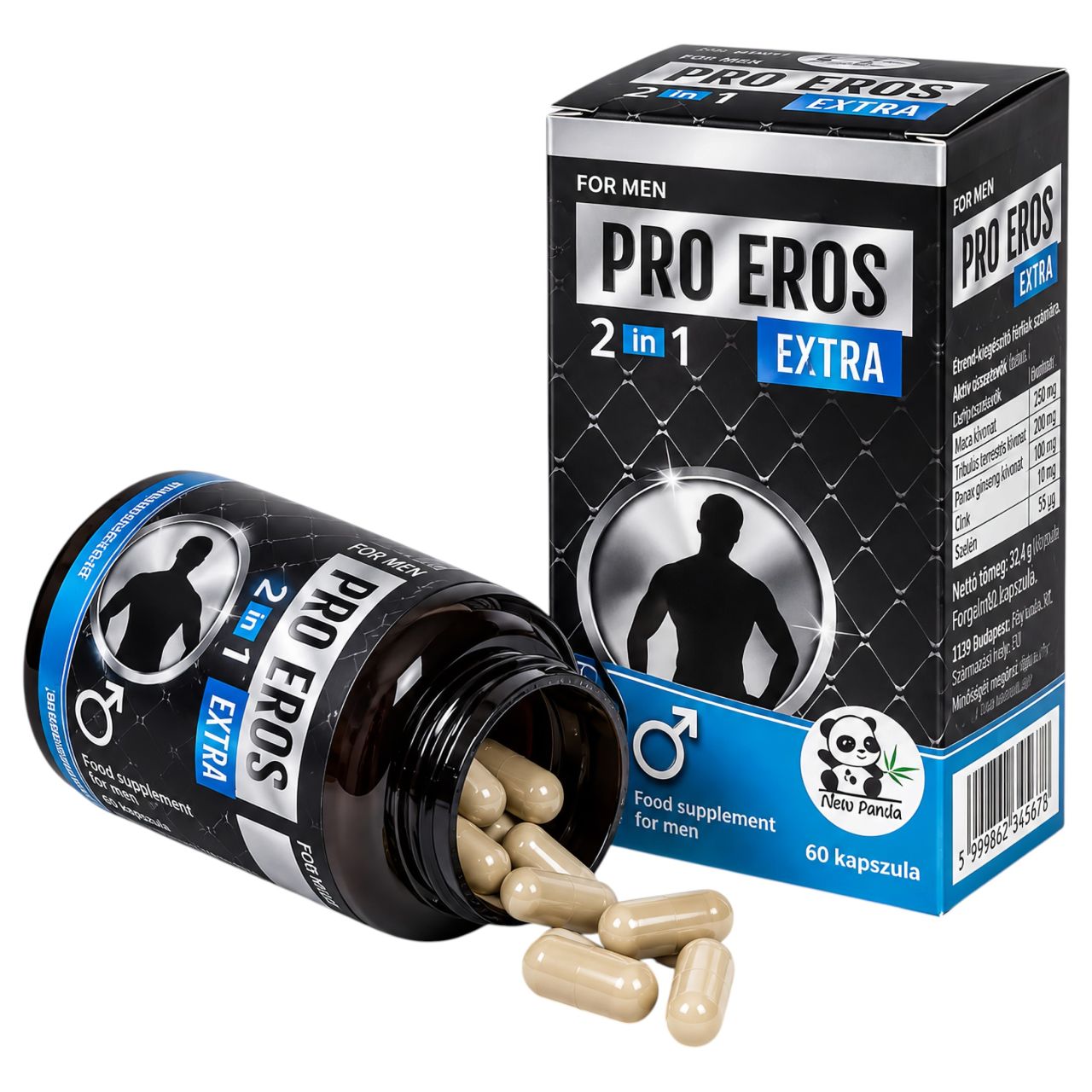 Pro Eros Extra - prosztata támogató étrend-kiegészítő férfiaknak (60 db)