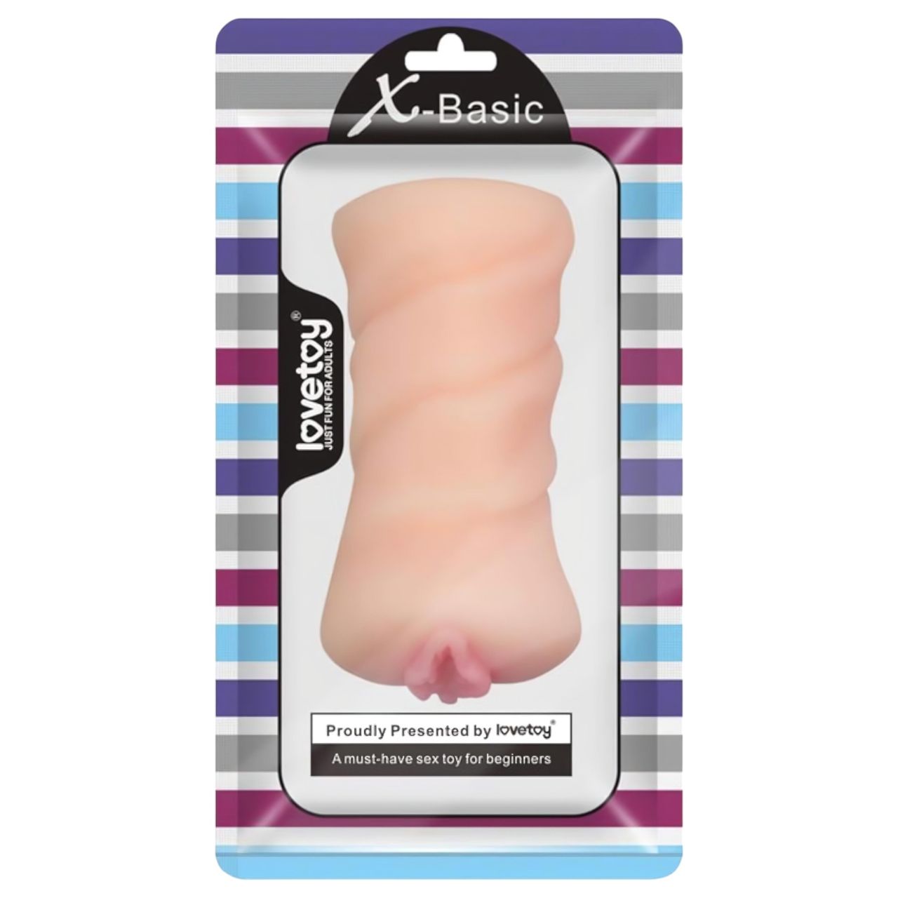 Lovetoy X-Basic - műpunci maszturbátor (testszínű)