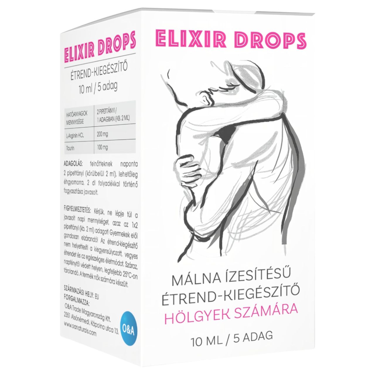 ELIXIR - női vágyfokozó cseppek málna ízben (10 ml) ELIXIR - női vágyfokozó cseppek málna ízben (10 ml)