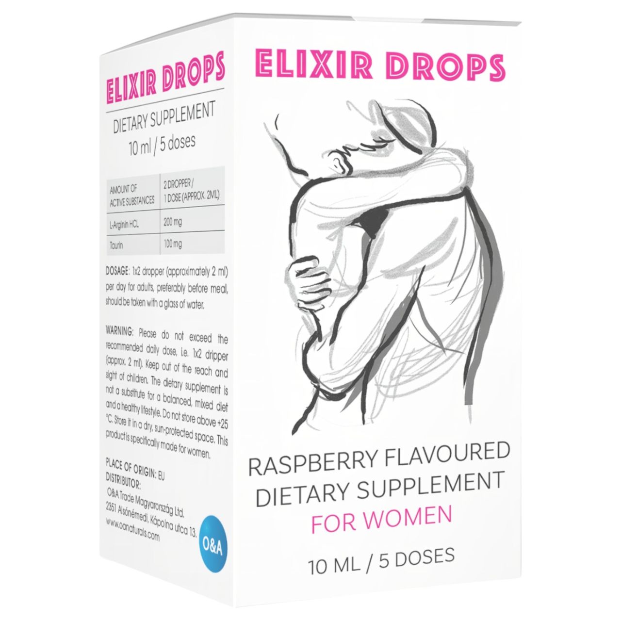 ELIXIR - női vágyfokozó cseppek málna ízben (10 ml) ELIXIR - női vágyfokozó cseppek málna ízben (10 ml)