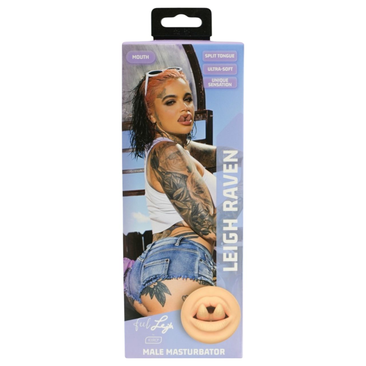 Kiiroo Feel Leigh Raven - műszáj vágott nyelvvel (testszínű)