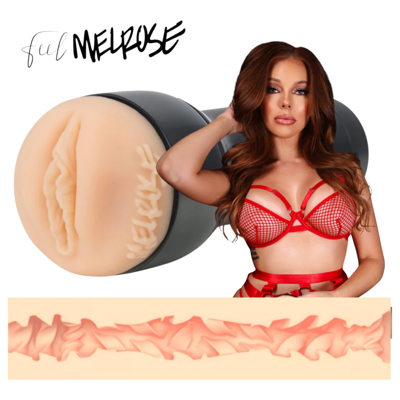 Kiiroo MelRose Michaels - művagina - PowerBlow kompatibilis (testszínű)