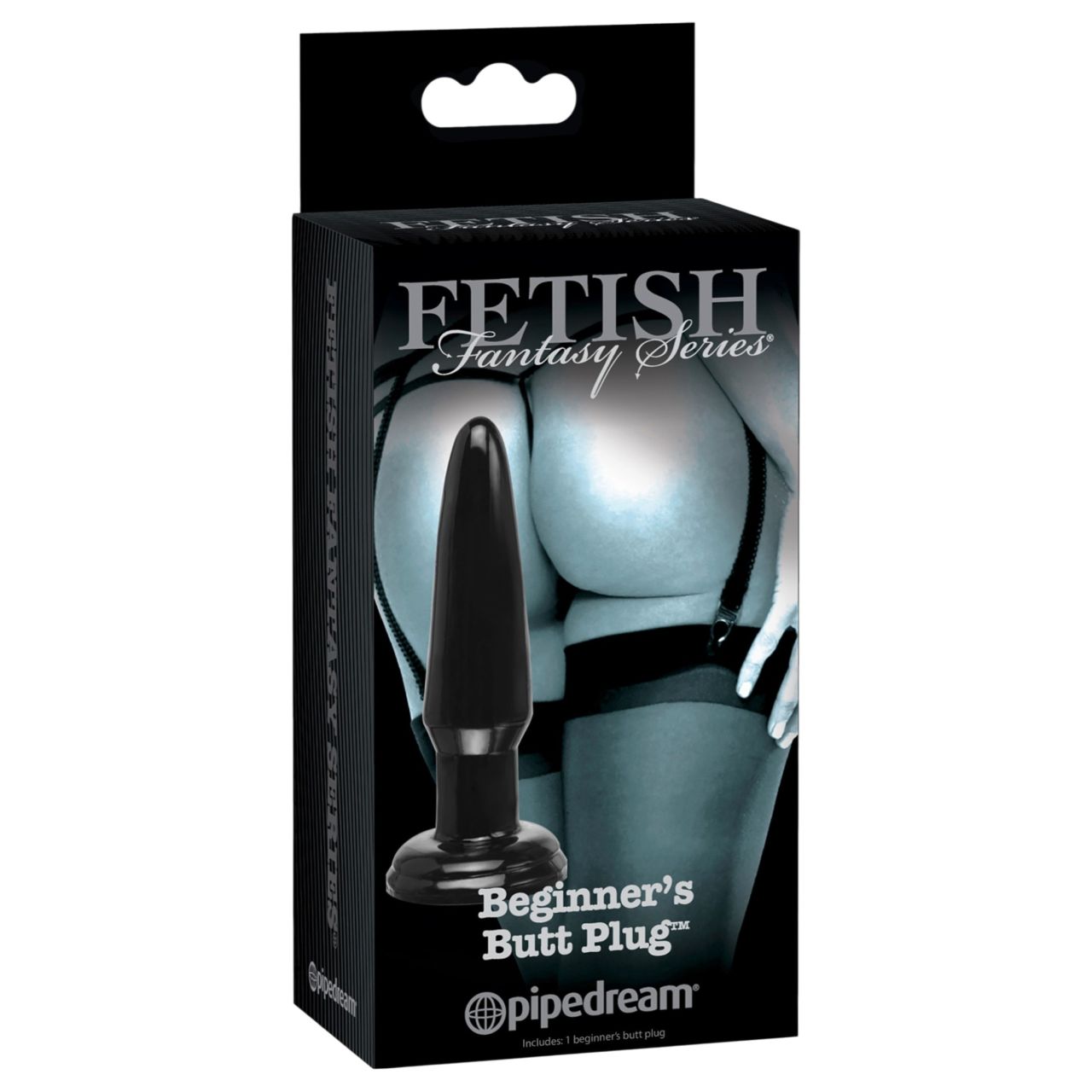 Fetish Fantasy - butt plug (fekete)