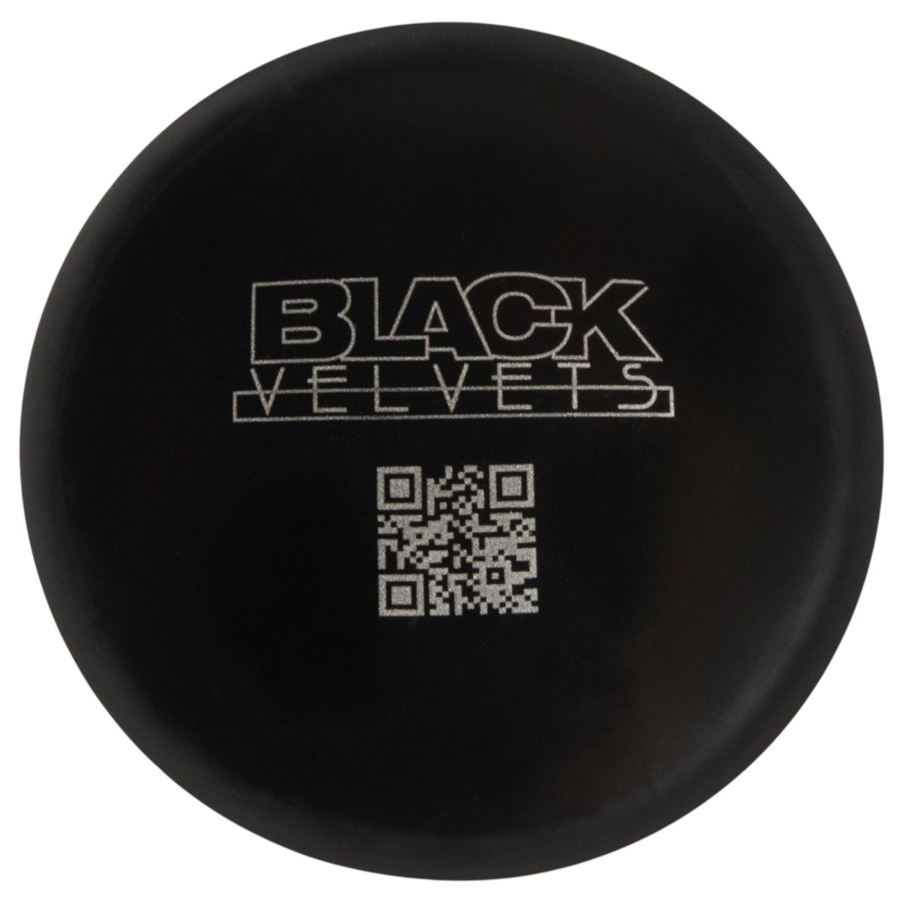 Black Velvets - tapadókorongos szilikon anál plug (fekete) - L