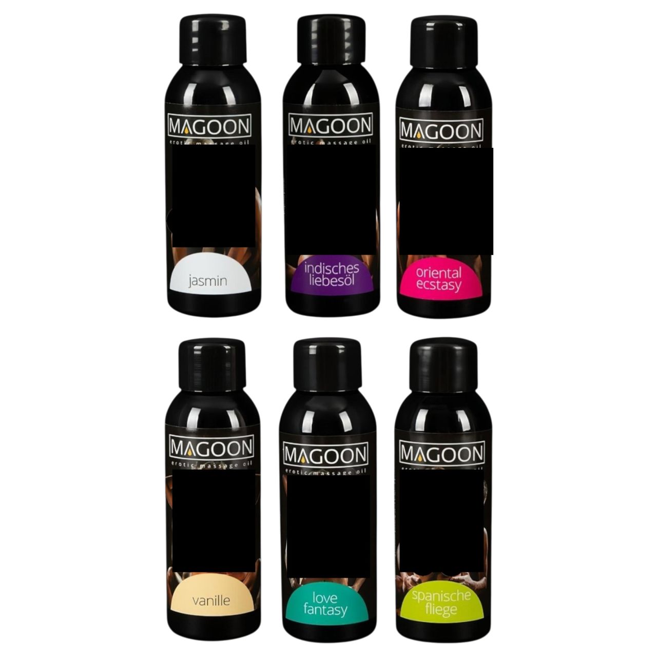 Magoon - masszázsolaj szett (6 × 50 ml) Magoon - masszázsolaj szett (6 × 50 ml)