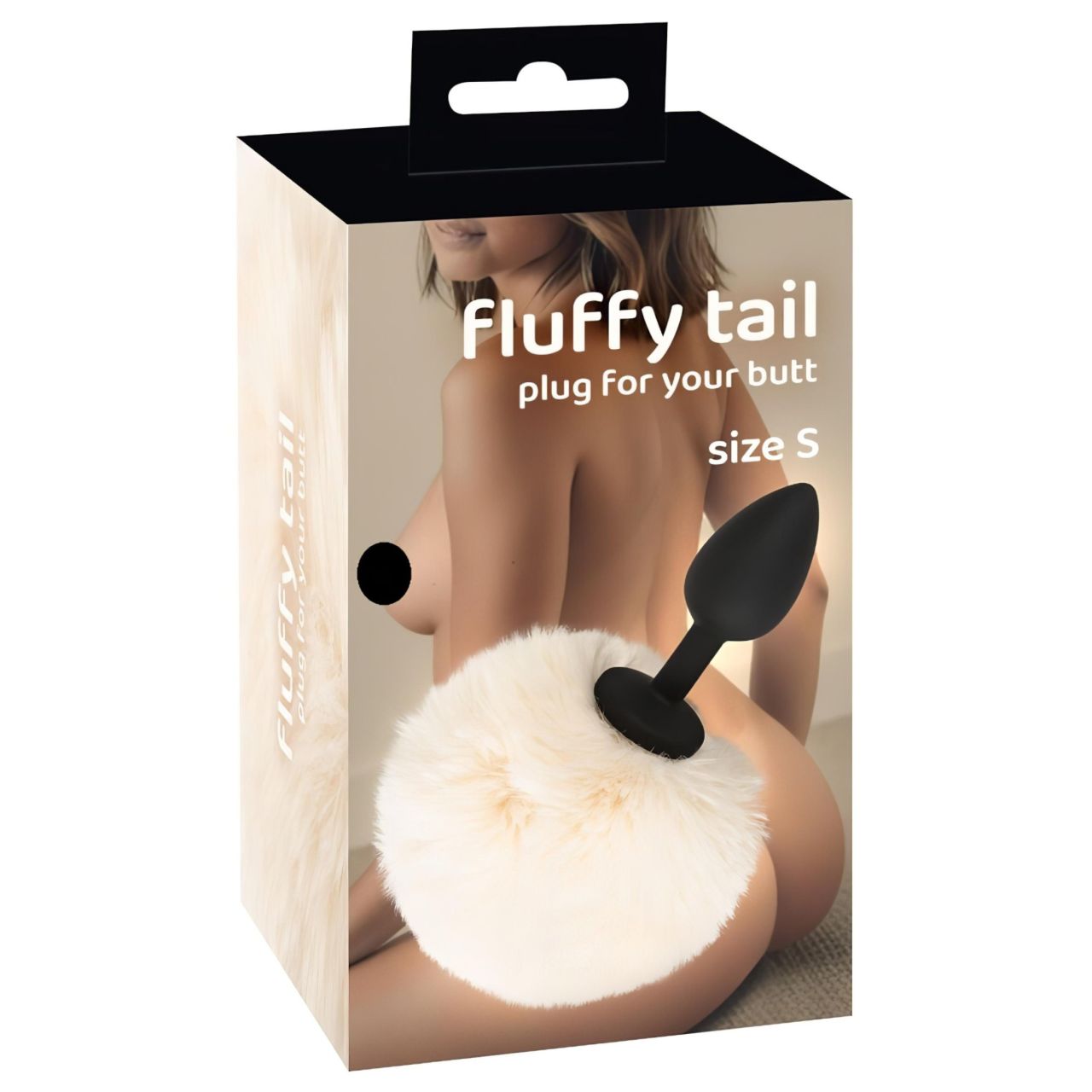 You2Toys - anál plug nyuszifarokkal (fekete)