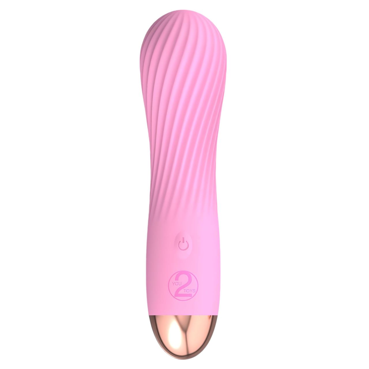 Cuties Mini - akkus, vízálló, spirál vibrátor (pink)