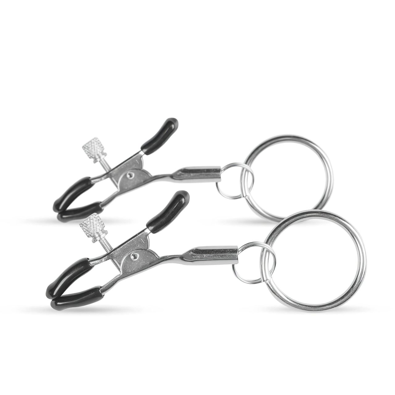 EasyToys Small Ring - gyűrűs bimbócsipesz, BDSM kiegészítő (2 db) EasyToys Small Ring - gyűrűs bimbócsipesz, BDSM kiegészítő (2 db)