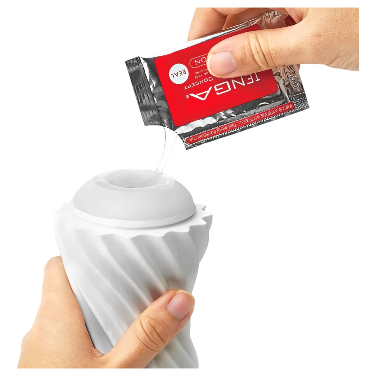 / TENGA Flex - maszturbátor (fehér)