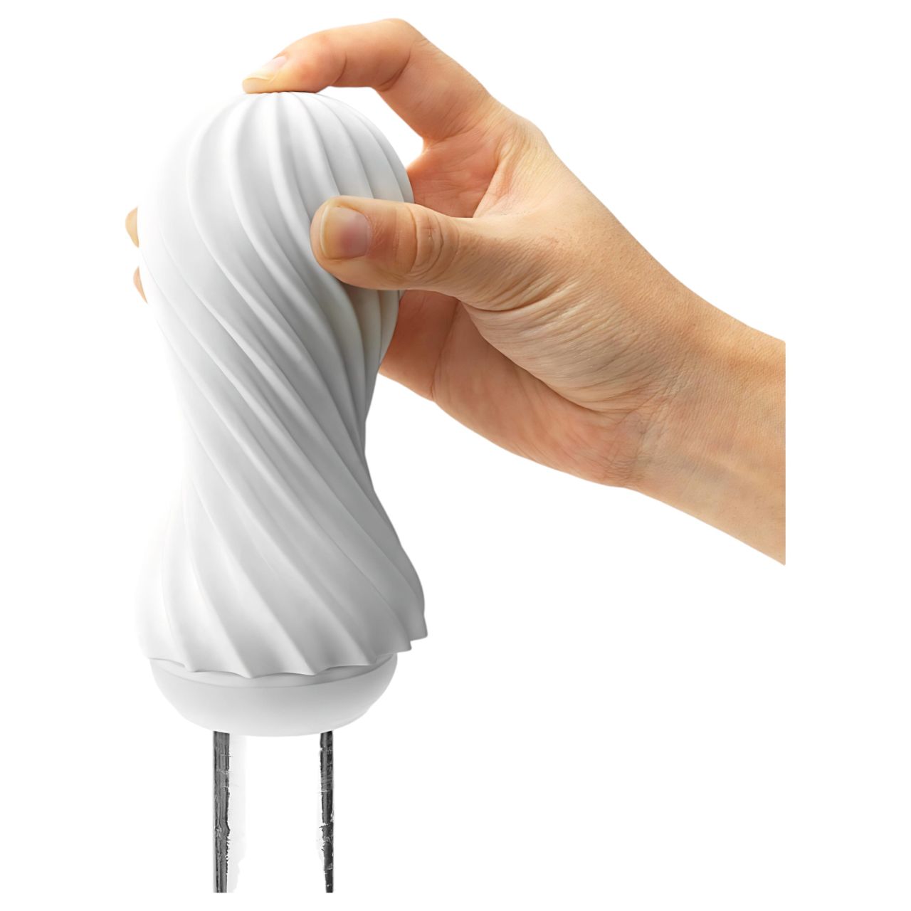 / TENGA Flex - maszturbátor (fehér)