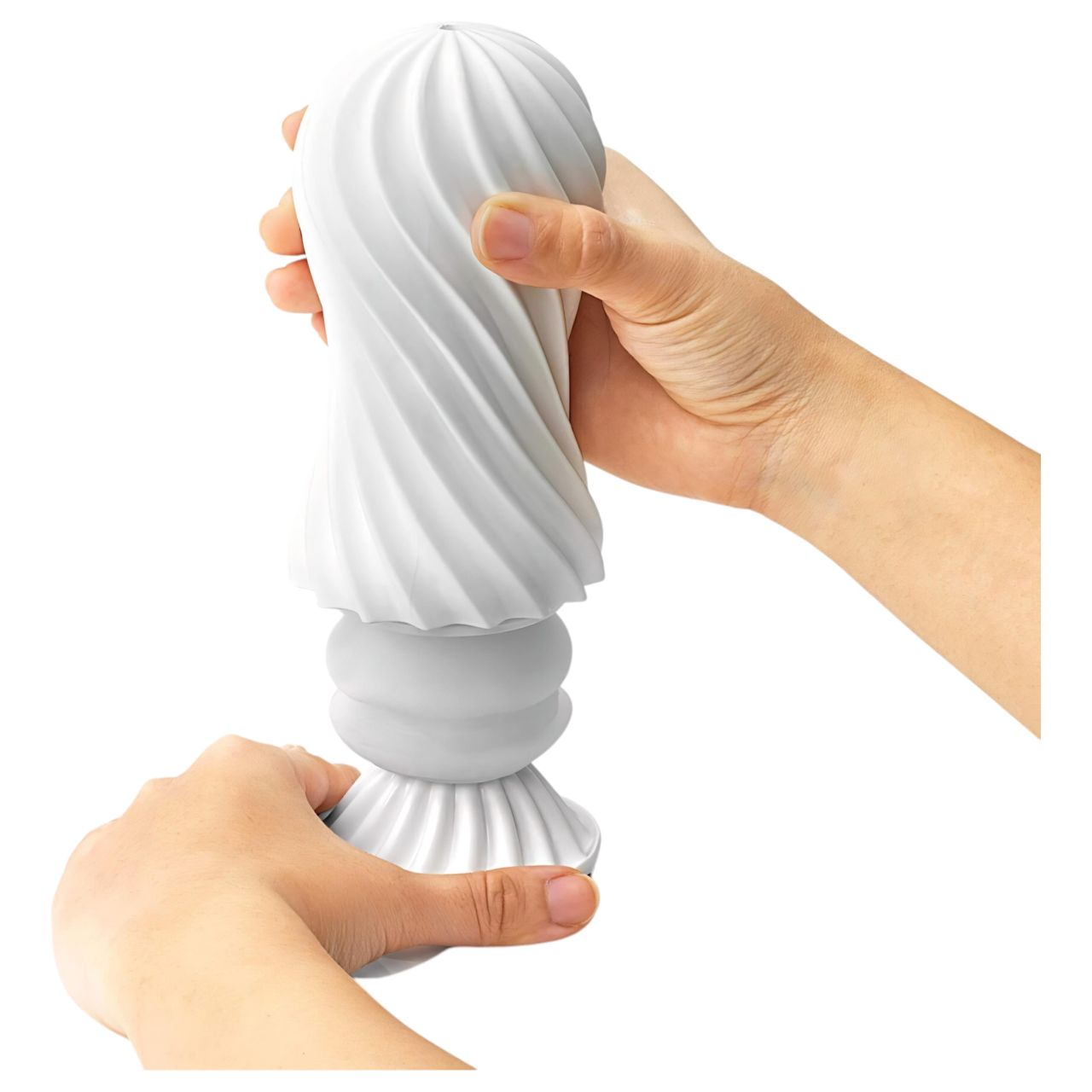 / TENGA Flex - maszturbátor (fehér)