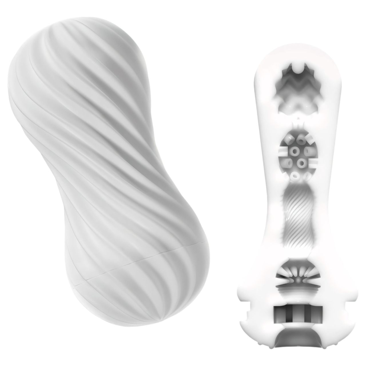 / TENGA Flex - maszturbátor (fehér)