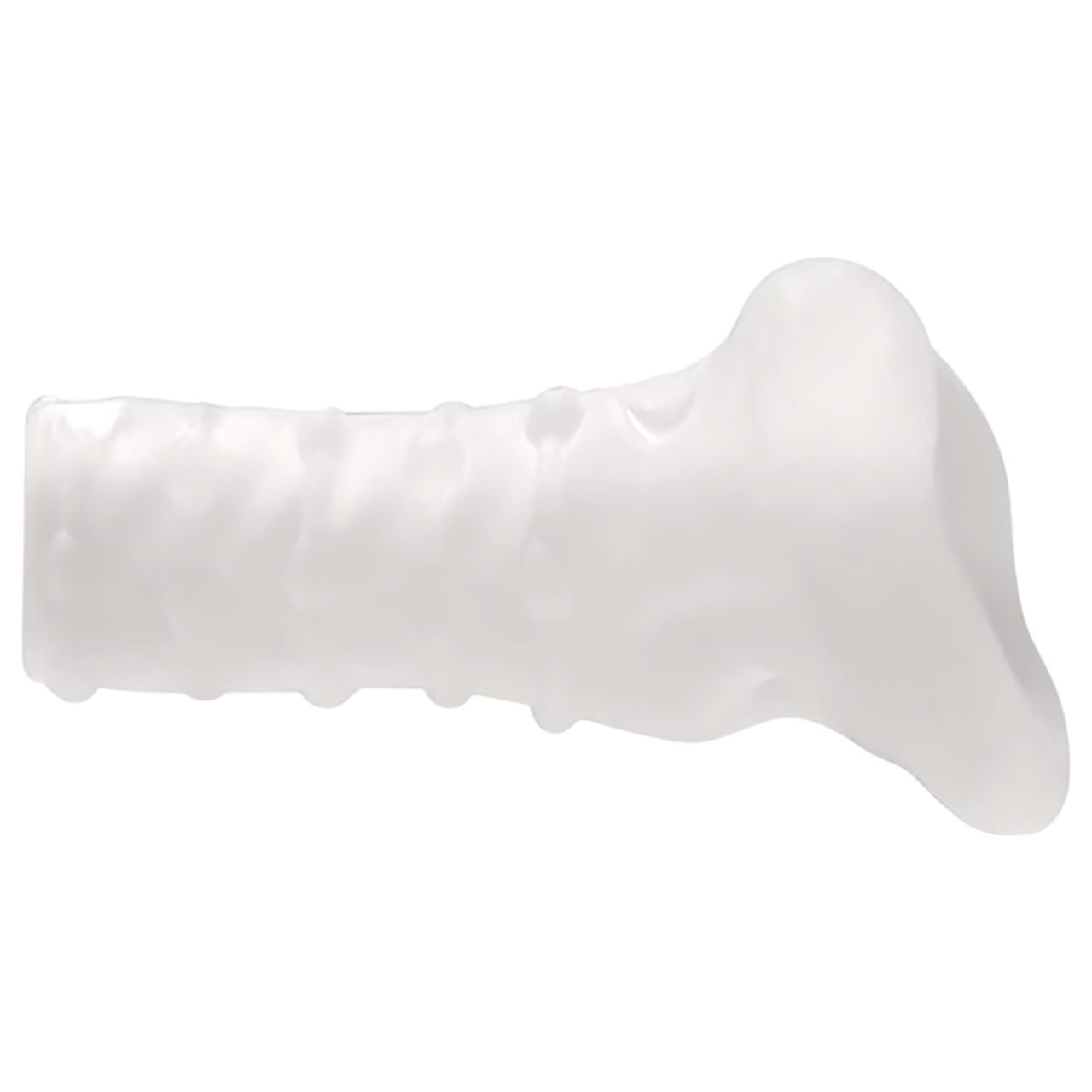 Perfect Fit Breeder - fehér nyitott végű, vastagító péniszköpeny (10 cm)