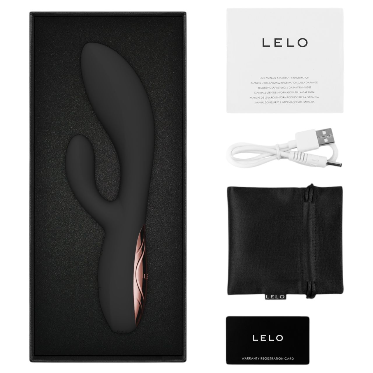 LELO - INA Thrust lökő nyuszivibrátor (fekete)