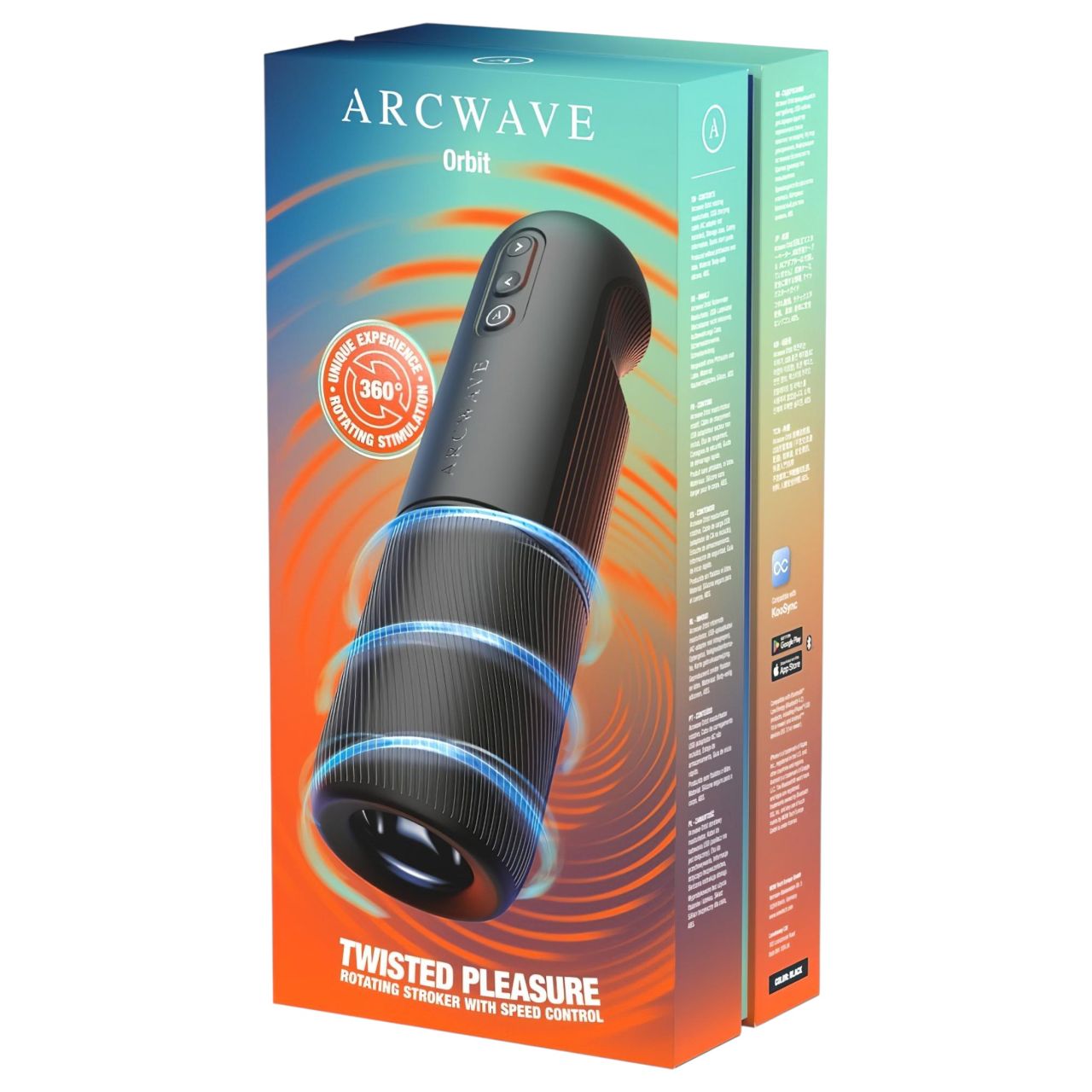 Arcwave Orbit - forgó maszturbátor (fekete) Arcwave Orbit - forgó maszturbátor (fekete)