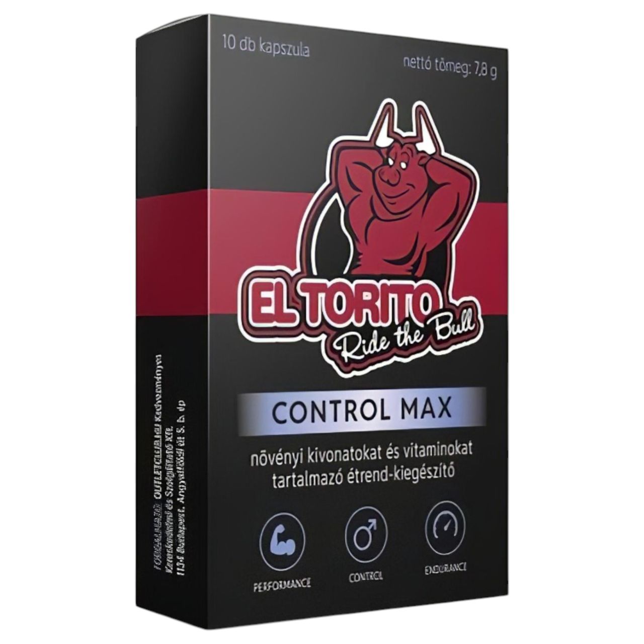 El Torito Control Max - késleltető kapszula (10 db)