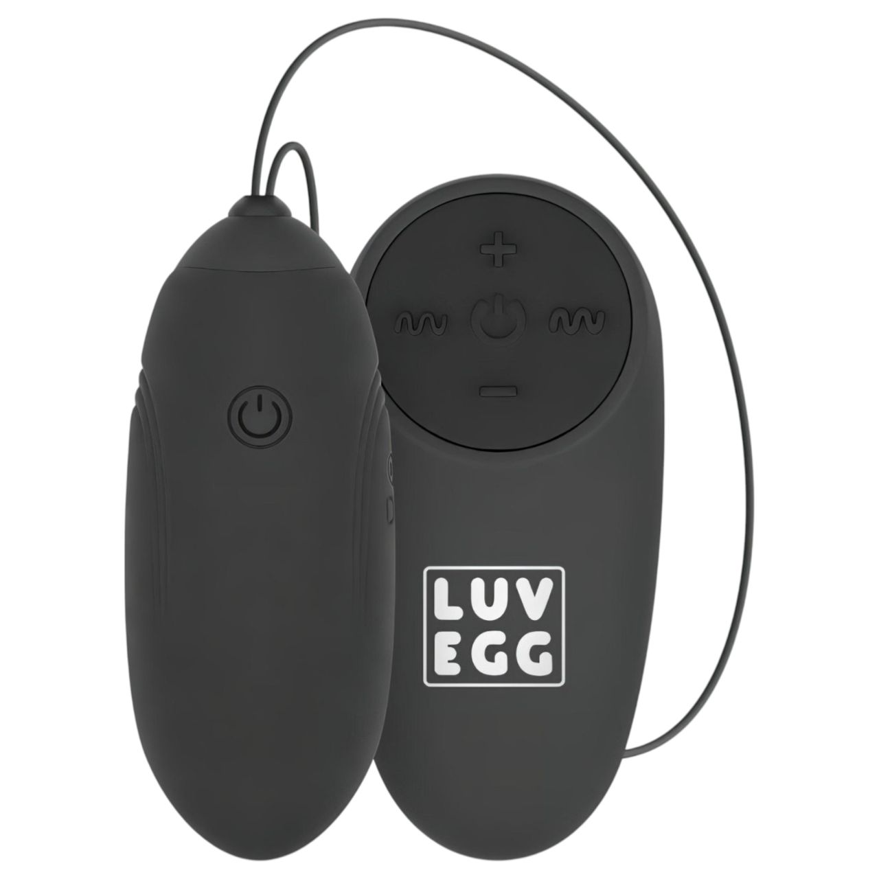 LUV EGG - hordható akkus, rádiós vibrotojás (fekete)