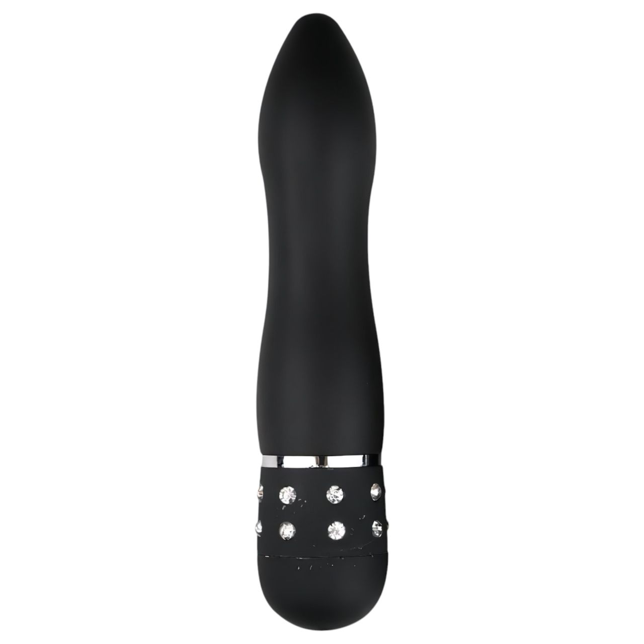 EasyToys Diamond Curved - mini rúd vibrátor (fekete) EasyToys Diamond Curved - mini rúd vibrátor (fekete)