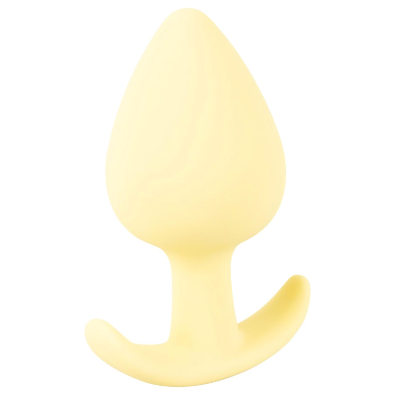 Cuties Mini Butt Plug - szilikon anál plug (sárga, 3,1 cm)