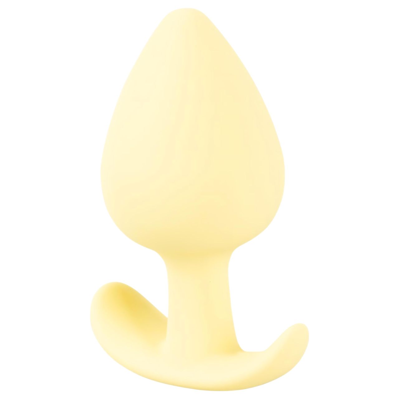 Cuties Mini Butt Plug - szilikon anál plug (sárga, 3,1 cm)