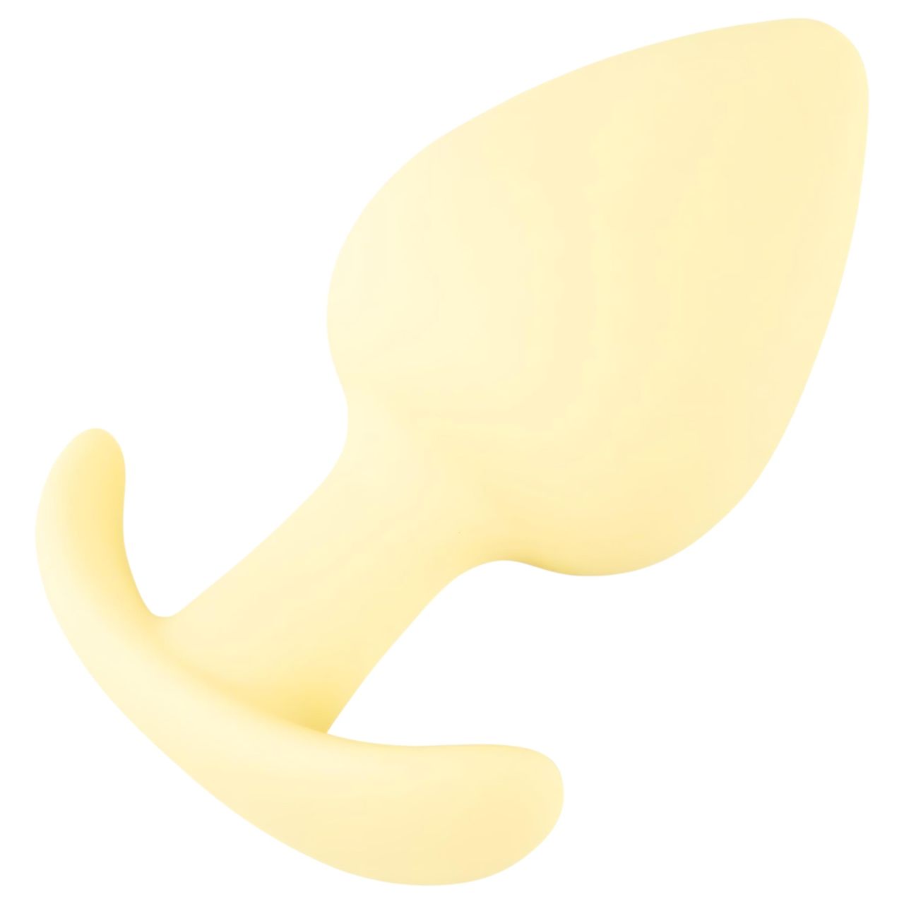 Cuties Mini Butt Plug - szilikon anál plug (sárga, 3,1 cm)