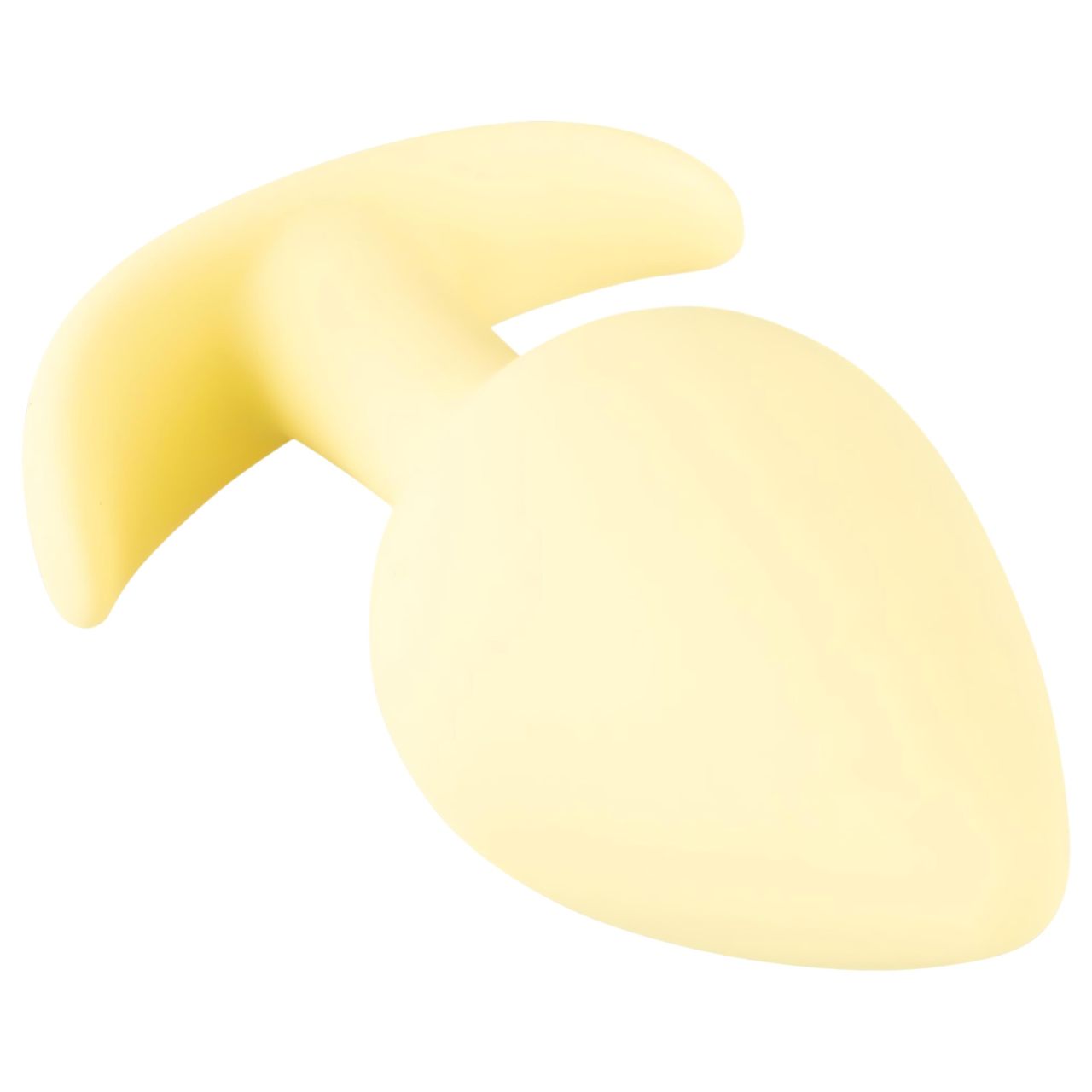 Cuties Mini Butt Plug - szilikon anál plug (sárga, 3,1 cm)