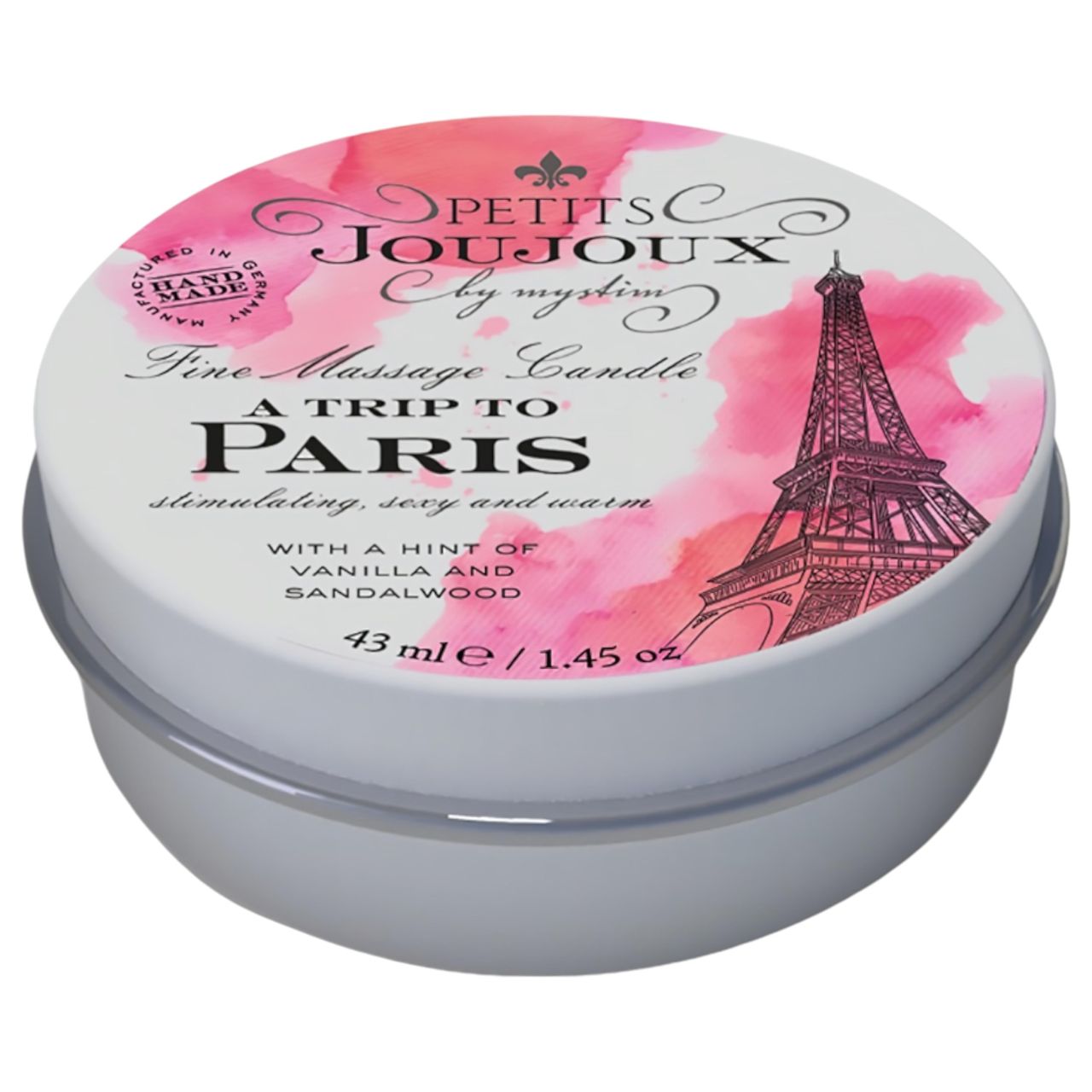 Petits Joujoux - erotikus masszázsgyertya vanília-szantálfa illattal (43 ml)
