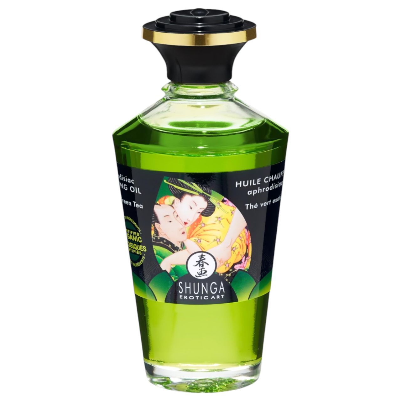Shunga - melegítő masszázsolaj - zöld tea (100 ml) Shunga - melegítő masszázsolaj - zöld tea (100 ml)