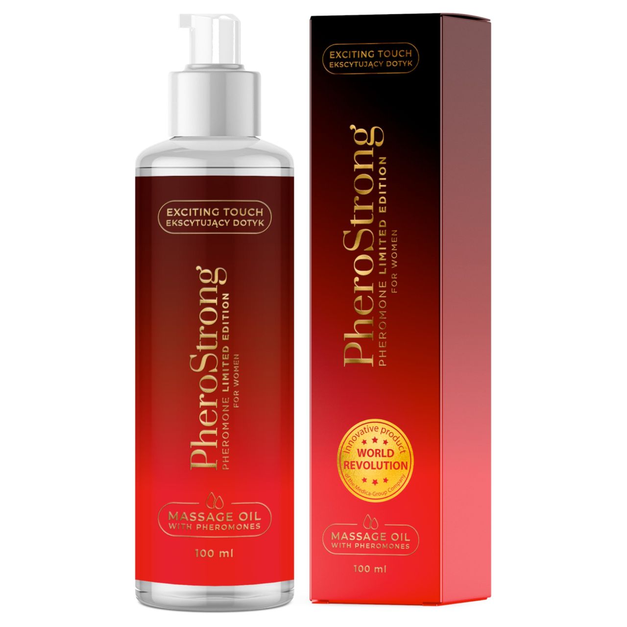 PheroStrong Limited Edition - masszázsolaj nőknek (100 ml)
