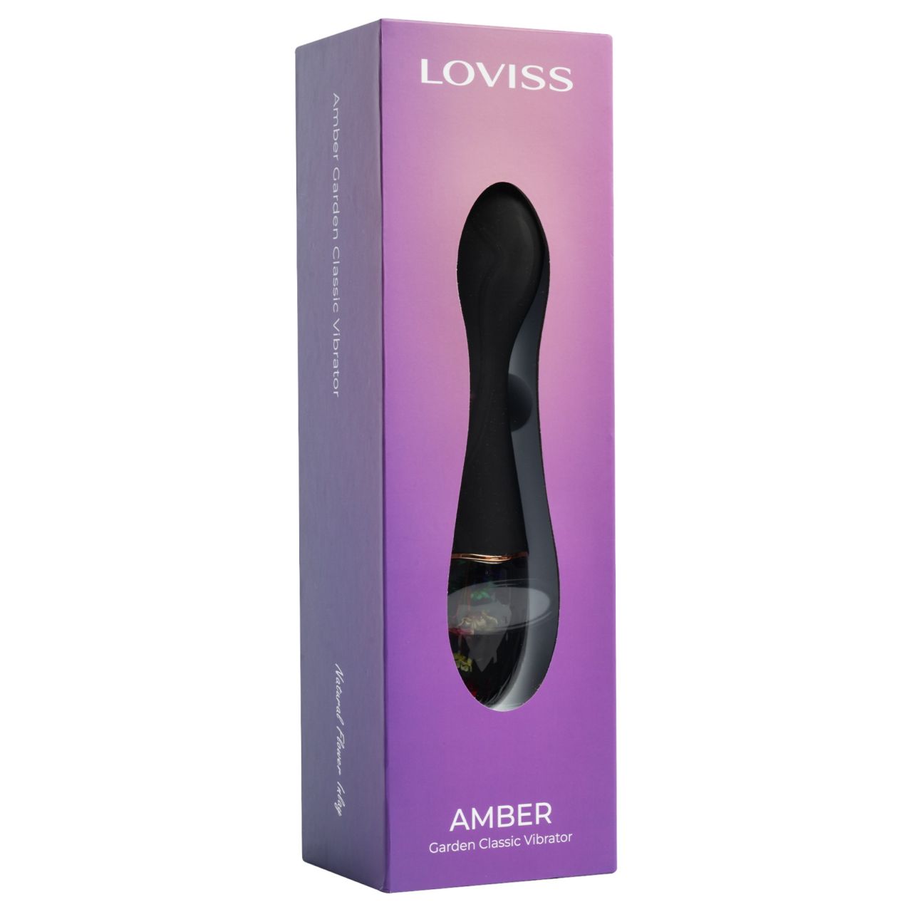 LOVISS Flower - G-pont vibrátor (fekete)