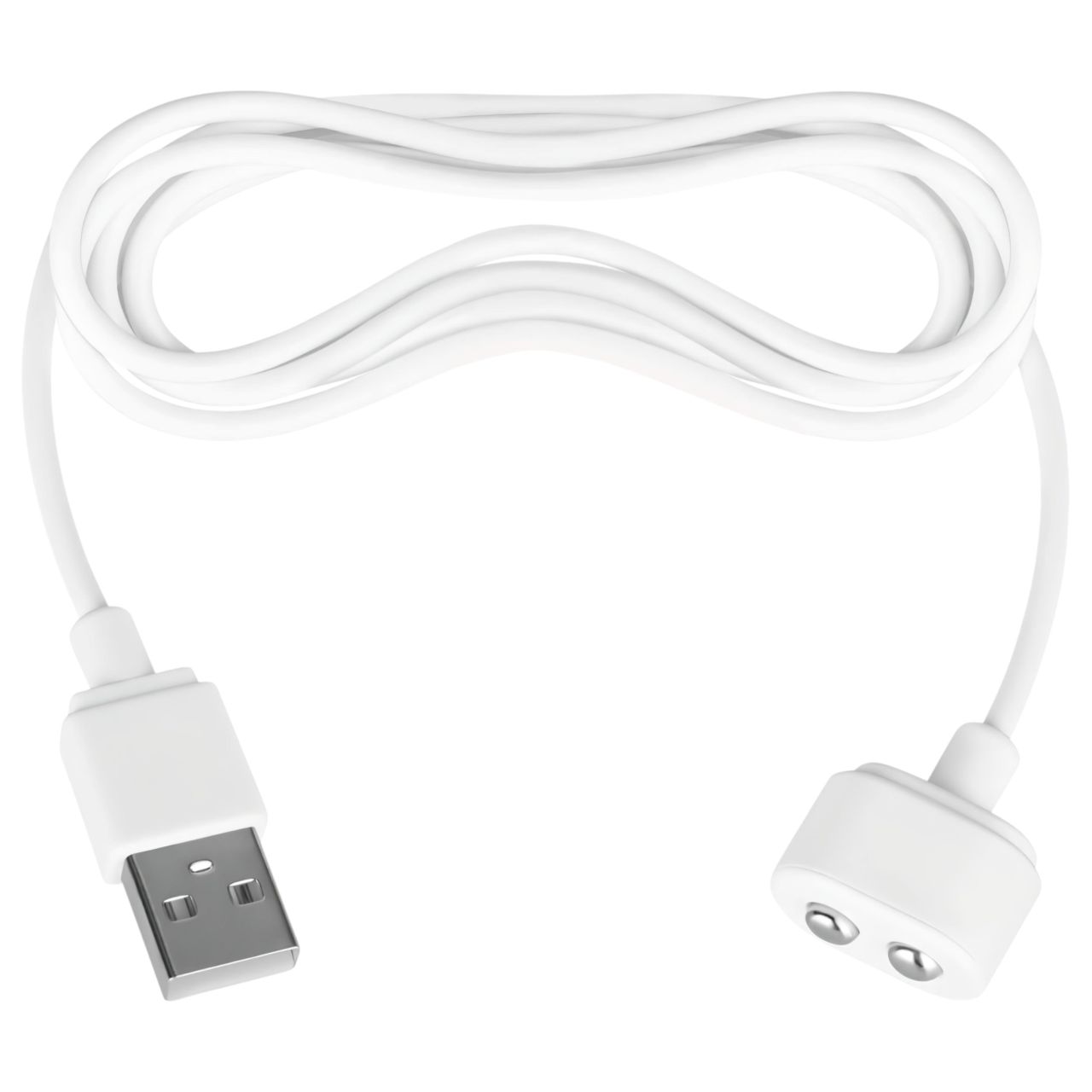 Satisfyer - mágneses USB töltőkábel (fehér)