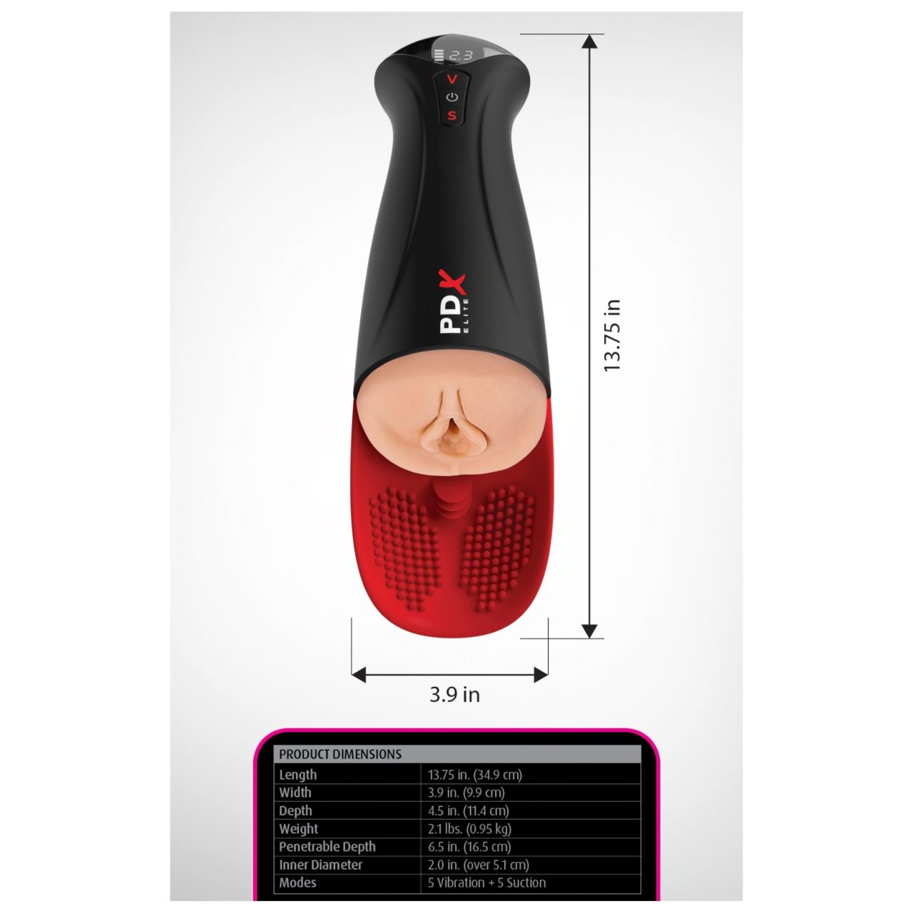 PDX Elite Fuck-O-Matic Pro XL automata szívó maszturbátor - fekete PDX Elite Fuck-O-Matic Pro XL automata szívó maszturbátor - fekete