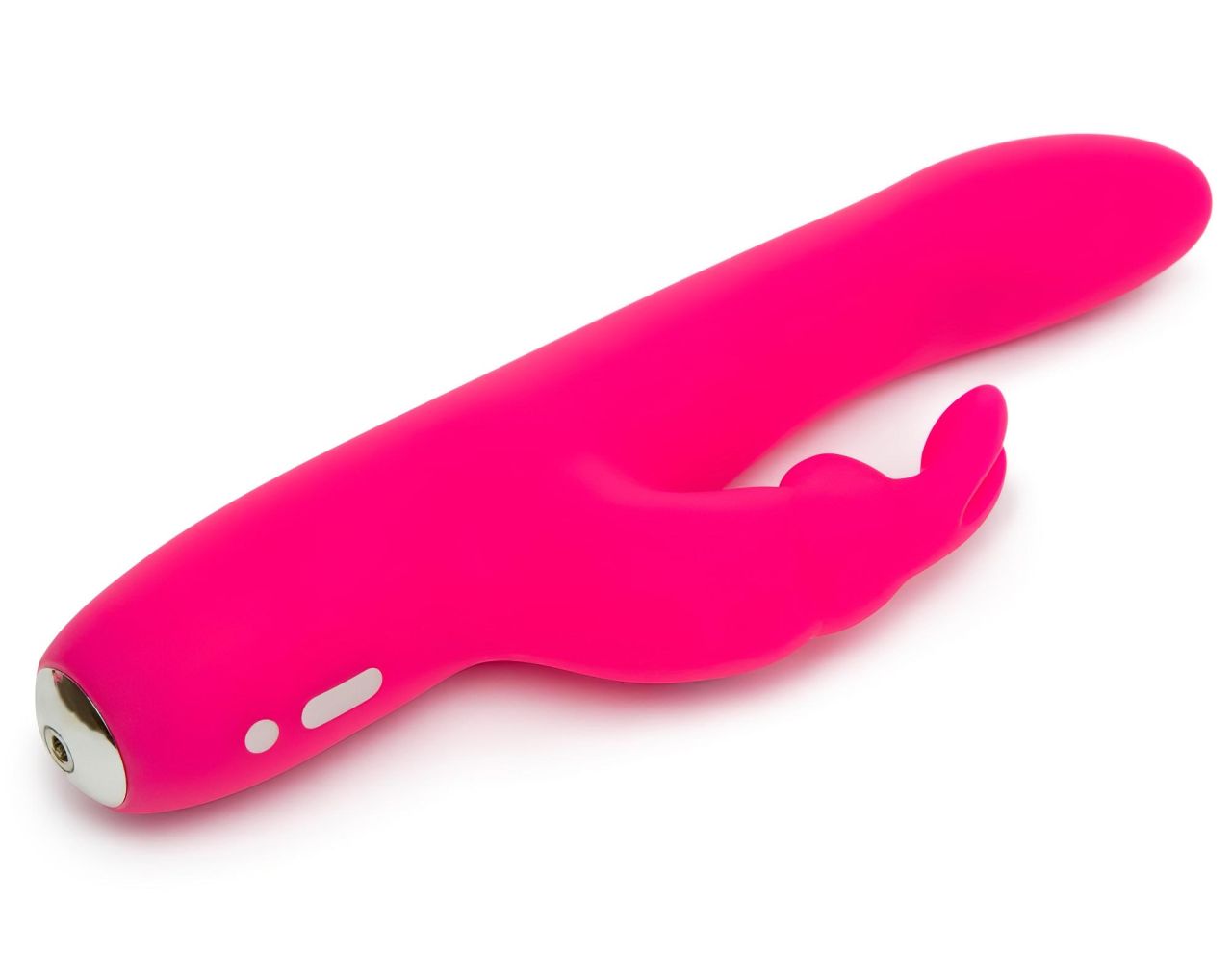 Happyrabbit Curve Slim - vízálló nyuszis csiklókaros vibrátor (pink)