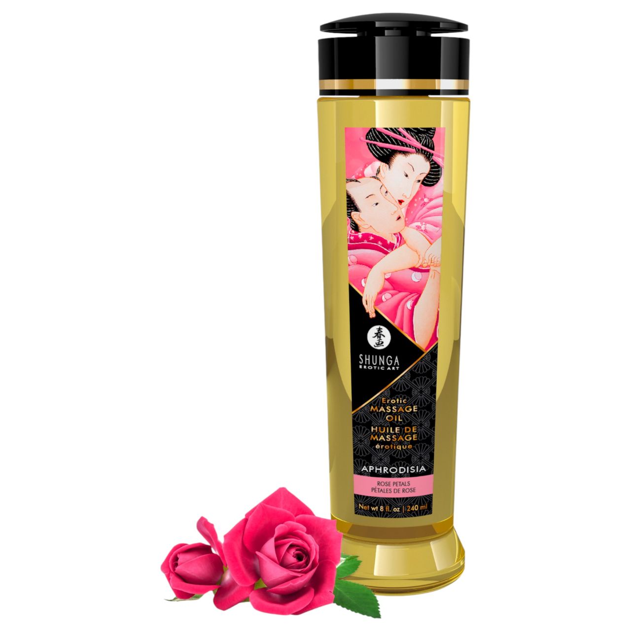Shunga - masszázs olaj - rózsa (240 ml) Shunga - masszázs olaj - rózsa (240 ml)