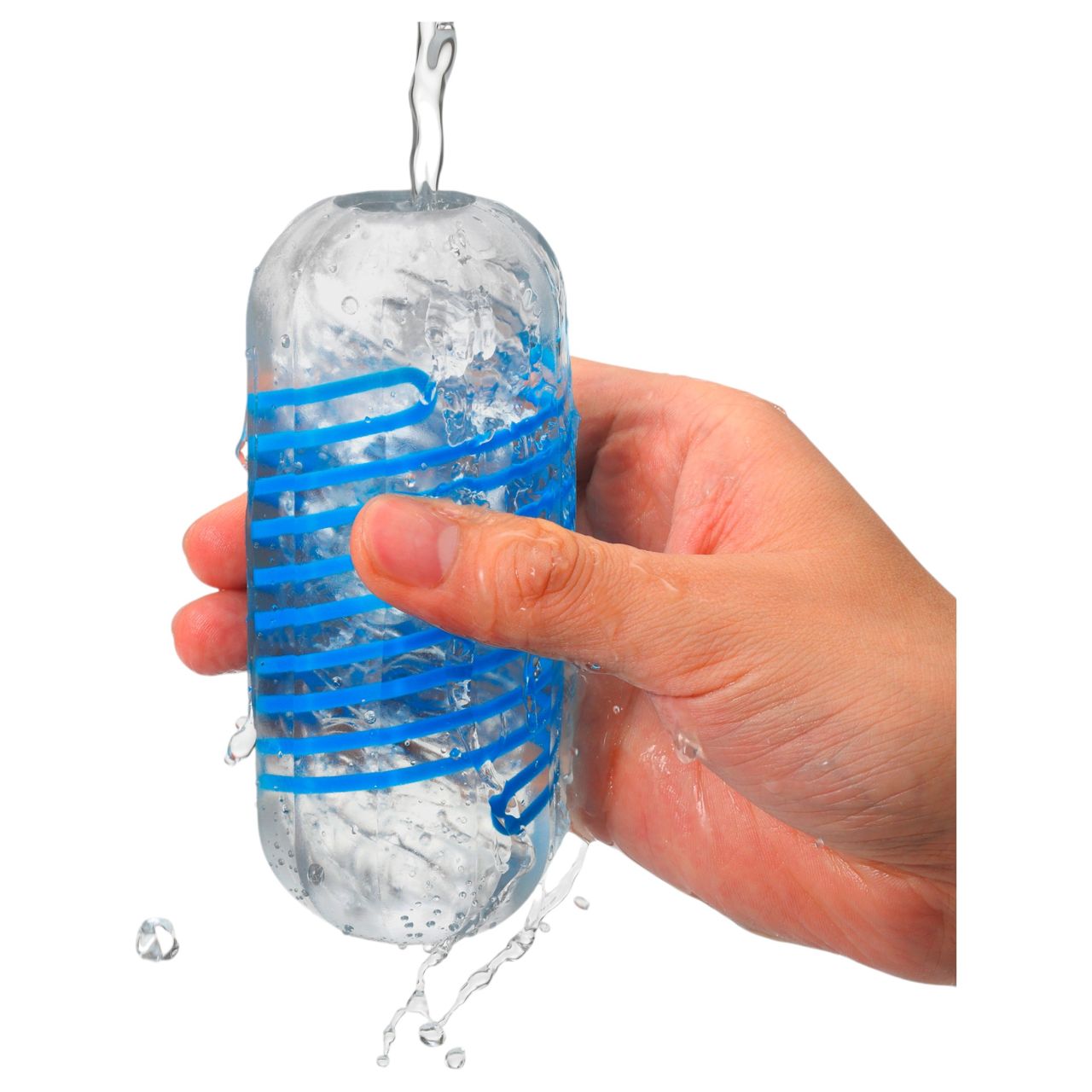 TENGA Spinner DX - maszturbátor férfiaknak (átlátszó)