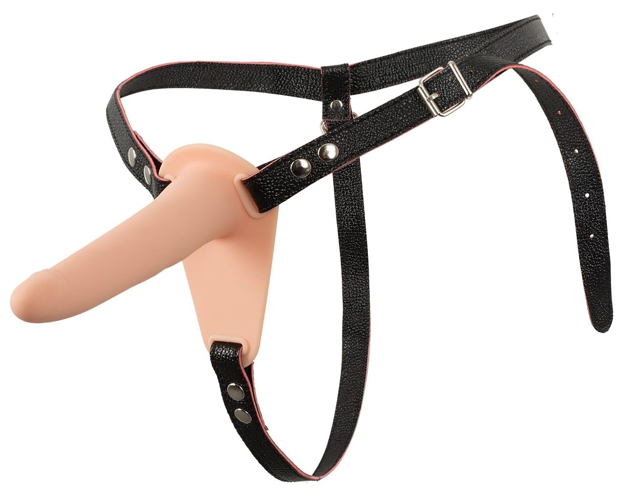 You2Toys - Strap-On - akkus, felcsatolható vibrátor (testszínű)