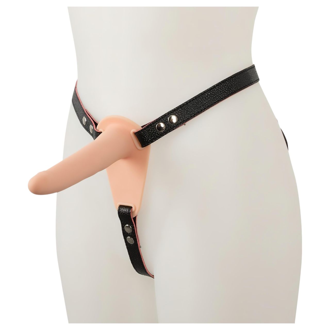 You2Toys - Strap-On - akkus, felcsatolható vibrátor (testszínű)