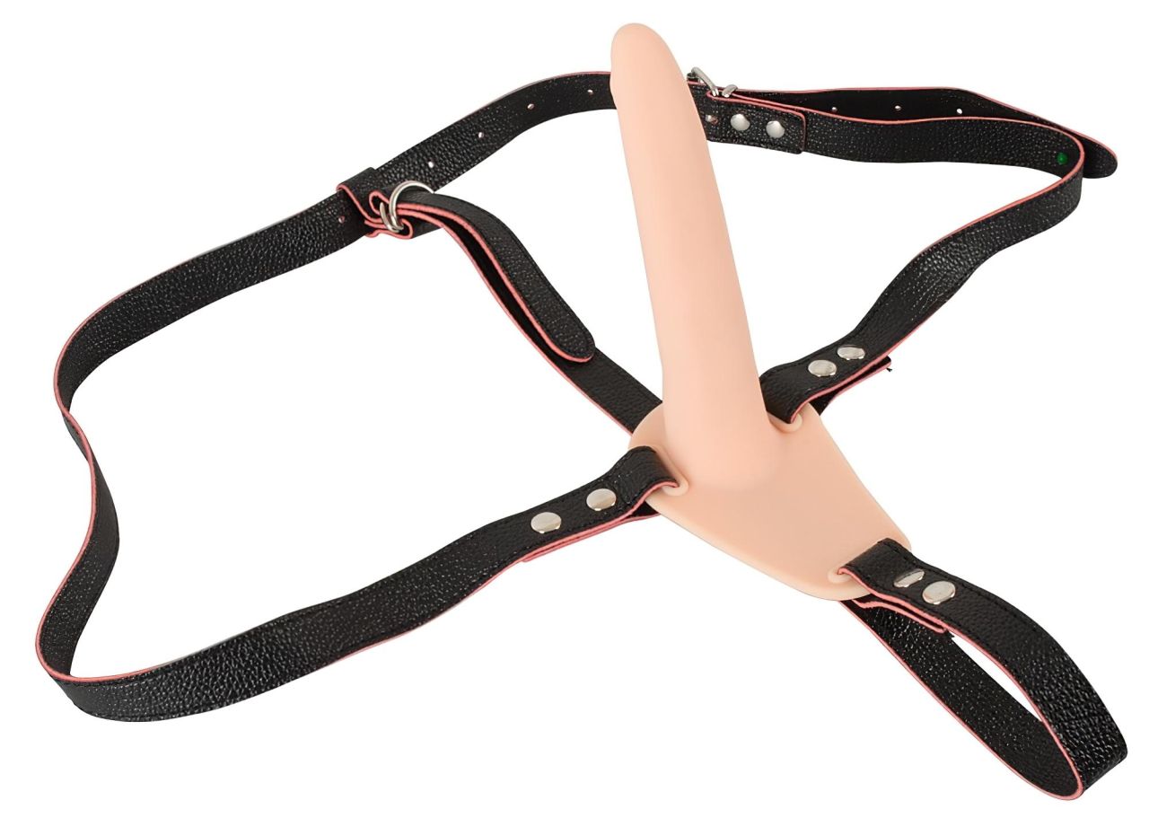 You2Toys - Strap-On - akkus, felcsatolható vibrátor (testszínű)