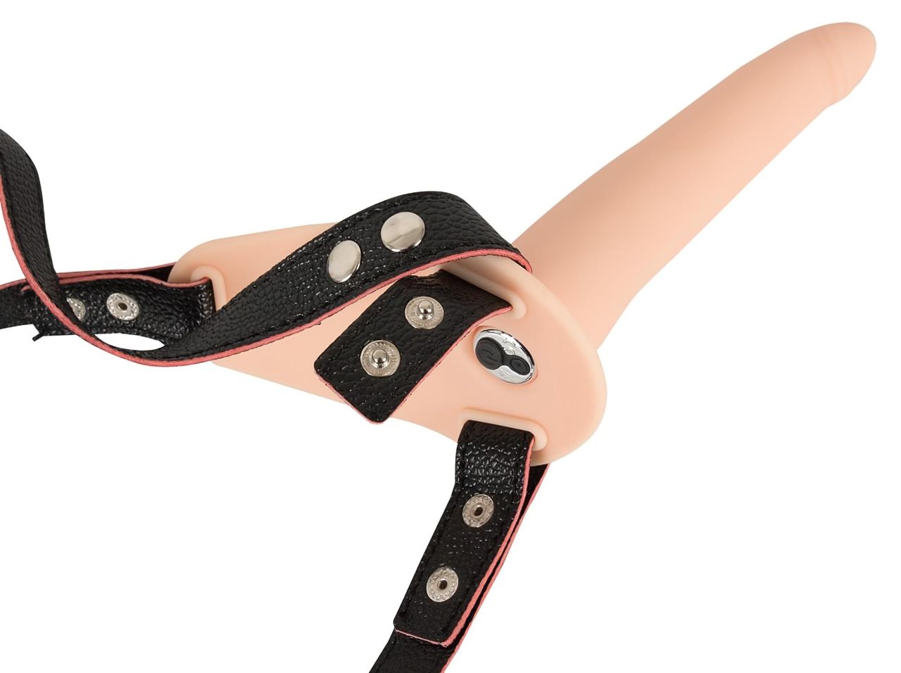 You2Toys - Strap-On - akkus, felcsatolható vibrátor (testszínű)