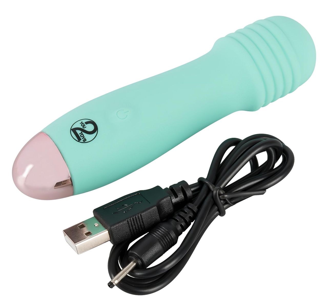 You2Toys - Cuties Mini Wand - akkus, mini masszírozó vibrátor (zöld)