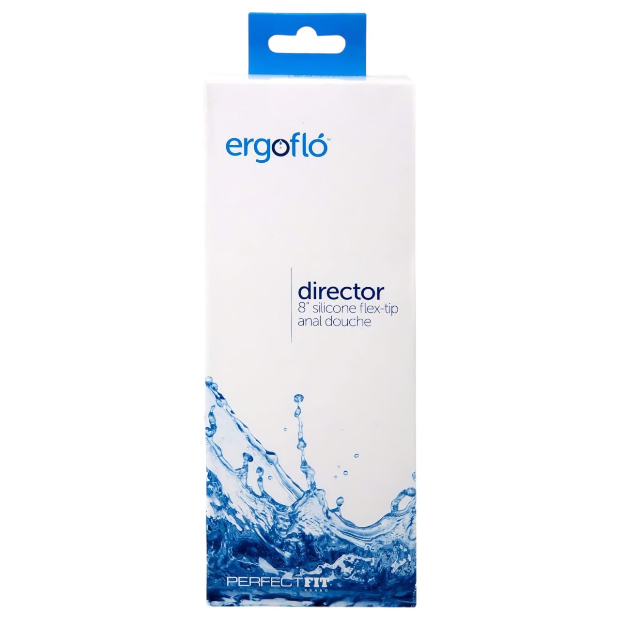 Perfect Fit Ergoflo Director - anál- és intim mosó (fekete)