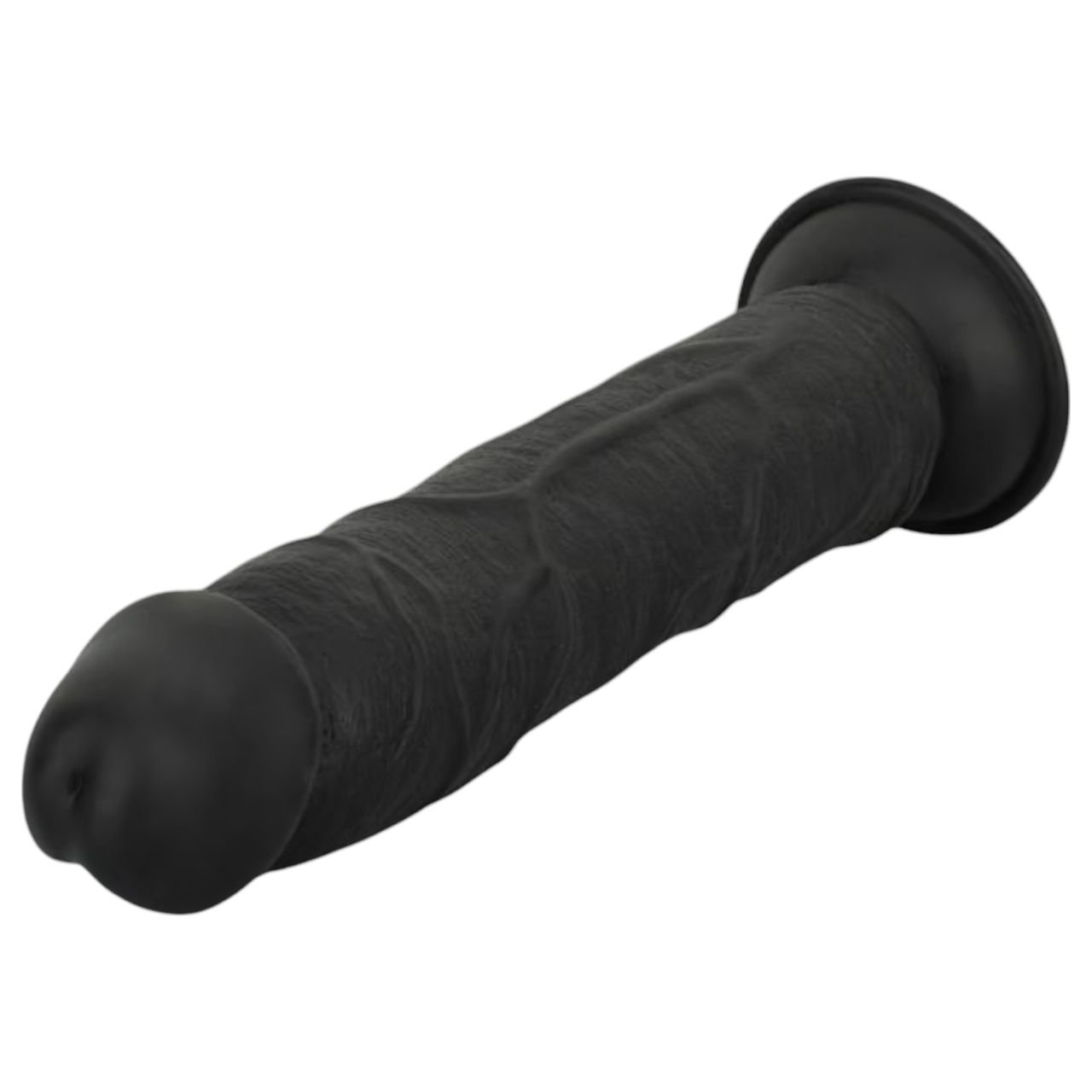 EasyToys - élethű dildó - 17,5 cm (fekete)