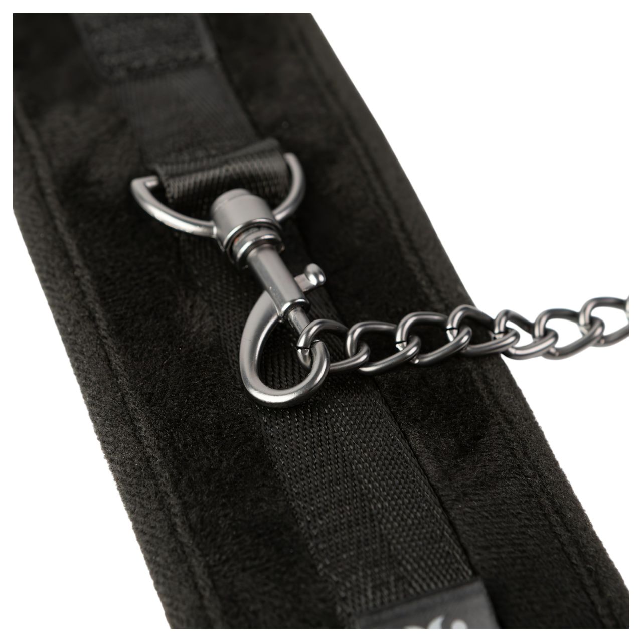 Sei Mio - erotikus bokabilincs bondage játékhoz (fekete) Sei Mio - erotikus bokabilincs bondage játékhoz (fekete)