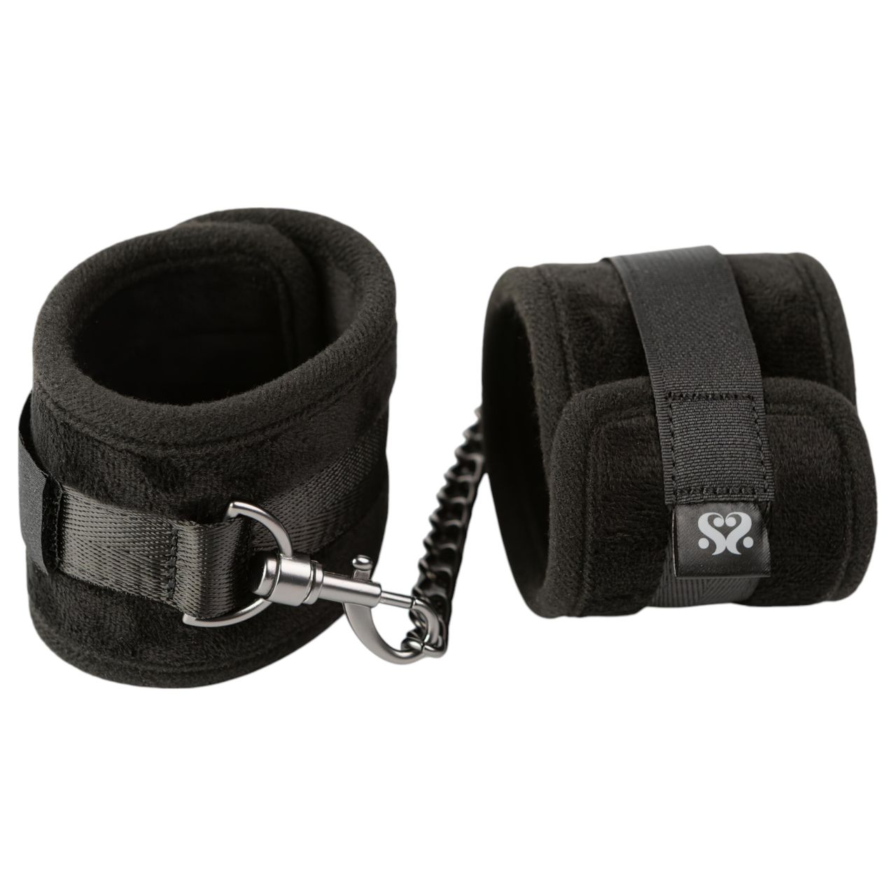 Sei Mio - erotikus bokabilincs bondage játékhoz (fekete) Sei Mio - erotikus bokabilincs bondage játékhoz (fekete)